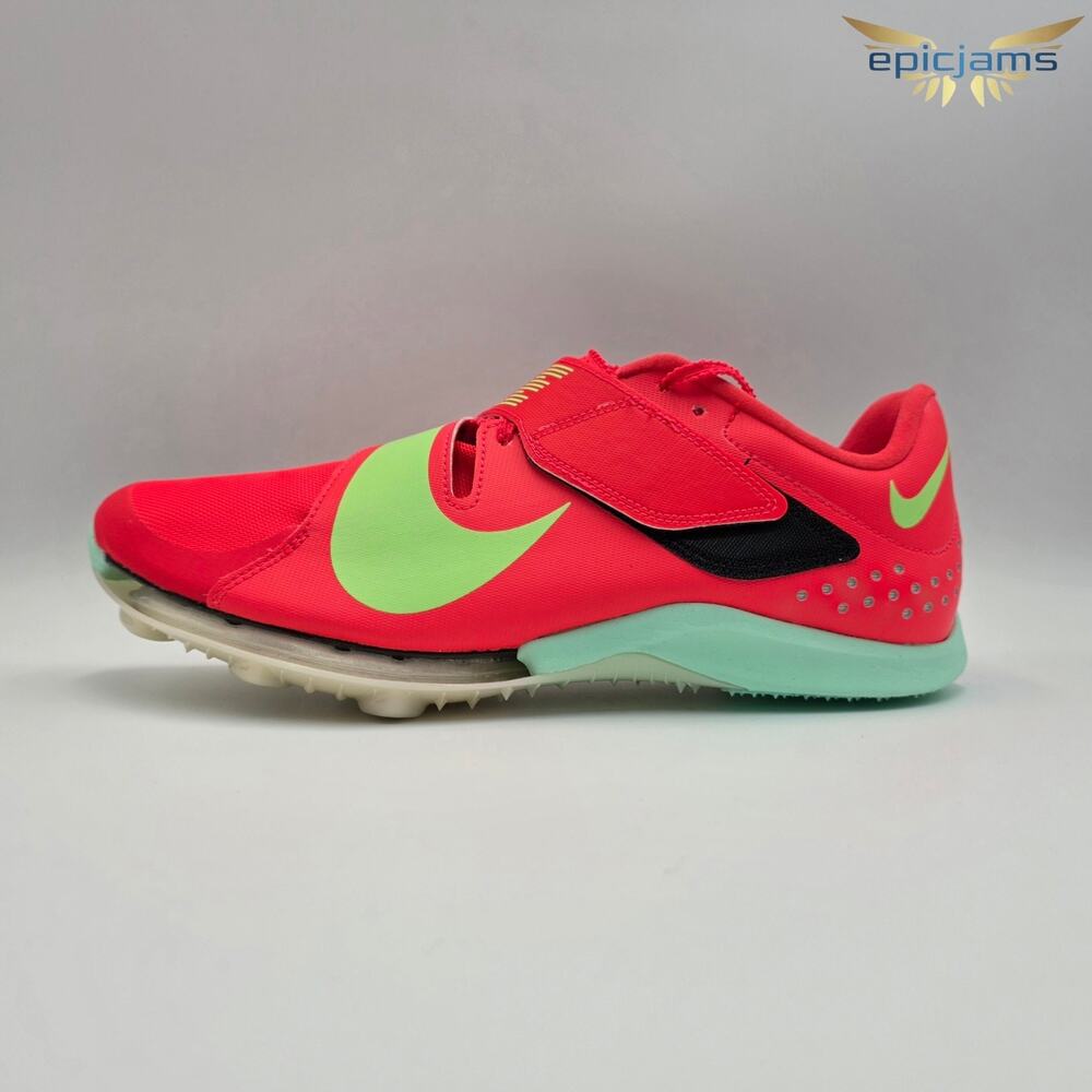 Nike Zoom Long Jump Elite Track & Field Spikes Men's Size 8.5 Bright Crimson New